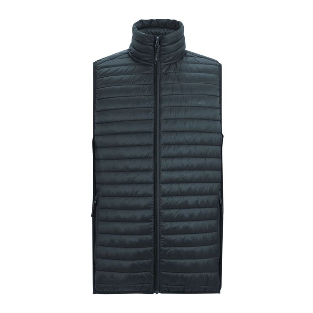 Regatta Mens Andreson Hybrid Padded Jacket / Storm Grey/Black
